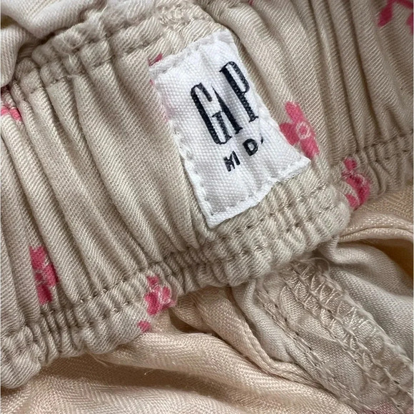 Gap Kids Pink Floral Printed Pull-on Tie Waist Shorts - Picture 5 of 9